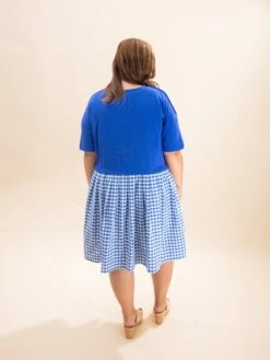 French Terry Twofer Baby Doll Dress | S-3XL Americana -Discount Divas Shop 51392d60db875ee9e20184006aabbea3