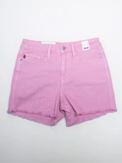 Judy Blue Starburst Mid Rise Fray Hem Shorts | S-3XL