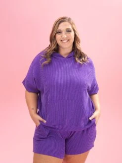 Raised Rib Short Sleeve HoodieTop & Shorts W/ Pockets Set By DD Design | S-3XL 25 Raised Rib Short Sleeve HoodieTop & Shorts W/ Pockets Set By DD Design | S-3XL -Discount Divas Shop 520f97870df2ef910365646edc161162