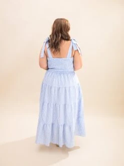 Striped Sleeveless Tiered Midi Dress W/ Front Ribbon | S-3XL 7 Striped Sleeveless Tiered Midi Dress W/ Front Ribbon | S-3XL -Discount Divas Shop 52222b4f8457719e8ef2994e13d5ae4d