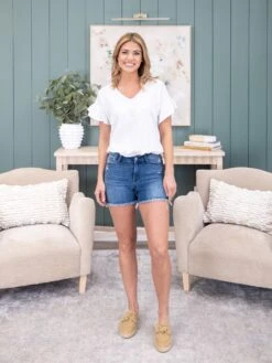 Judy Blue High Waist V Front Shorts W/ Shield Pockets | S-3XL 17 Judy Blue High Waist V Front Shorts W/ Shield Pockets | S-3XL -Discount Divas Shop 52c2b92429f006942b4698dccfd948e3