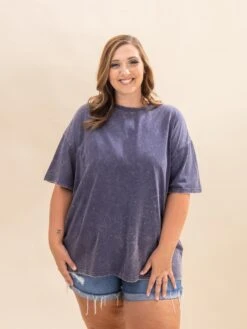 Zenana Washed Premium Cotton Oversized Tee | S/M-2X/3X -Discount Divas Shop 52e6a47b5c065d705aef9f7c7deb01b7