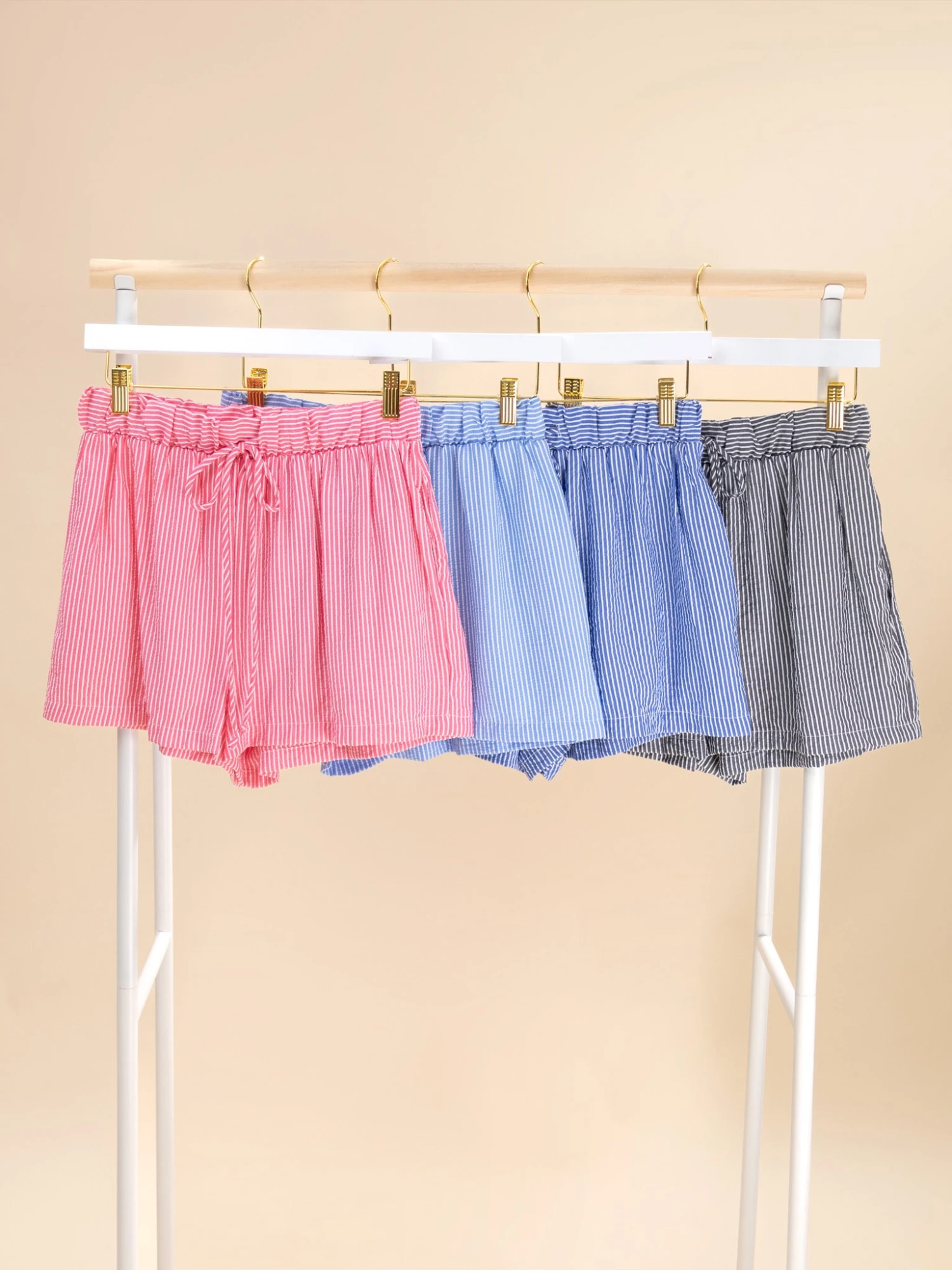 Stripe Woven Casual Shorts | S-3XL 1 Stripe Woven Casual Shorts | S-3XL