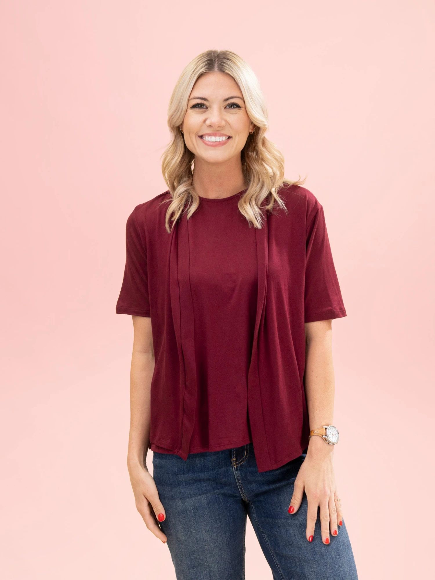 Short Sleeve Cardigan By DD Design | S-3XL 14 Short Sleeve Cardigan By DD Design | S-3XL - Image 14