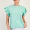 Wing Sleeve Mineral Washed Top | S - L Easel