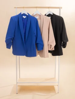 Classic Blazer Shawl Lapel Collar W/ Pockets | S-2X Pair W/ Sku60978