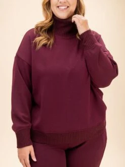 Modal Scuba Ribbed Mock Neck Pullover | S-L Pair W/ Sku64654 23 Modal Scuba Ribbed Mock Neck Pullover | S-L Pair W/ Sku64654 -Discount Divas Shop 54f2cec9dfd0429bf6b4a6307ce61cac