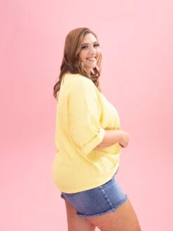 Raised Rib Cuff Sleeve Top By DD Design | S-3XL -Discount Divas Shop 55b9bd6c14b8d3abd293164947d0ce1b