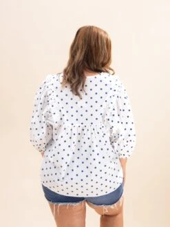Polka Dot Puff Sleeve Blouse | S-3XL -Discount Divas Shop 55f2ef67af70ab219df2dc69f342a37d