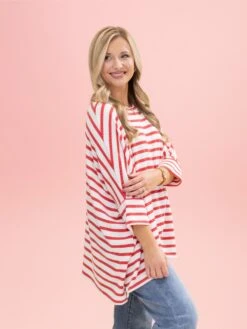 Game Day Raised Rib Easy Fit Top | REG-PLUS -Discount Divas Shop 56bdda89165c5b0d7c8972e81f56c142