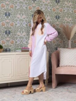 MultIcolor Button Down Shirt Dress | S-3X -Discount Divas Shop 56f63910e60ed77982973a6aa15a7c08