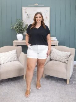 Judy Blue High Waist Cuffed Jogger Shorts | S - 3XL 16 Judy Blue High Waist Cuffed Jogger Shorts | S - 3XL -Discount Divas Shop 572c38aab59c0cb251a120eddb1e6568