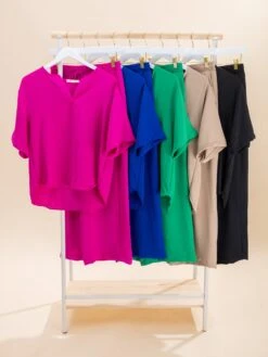 AirflowSplit V Neck Top | S-3XL Pair W/ Sku62497 -Discount Divas Shop 57e9e1568e93b62953635f51192efce9