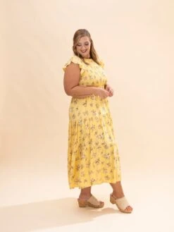 Floral Print Ruffle Smocked Flowy Summer Dress | S-XL -Discount Divas Shop 58031d4450ed64e2546f6286114b11d5