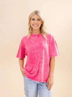 Zenana Washed Premium Cotton Oversized Tee | S/M-2X/3X -Discount Divas Shop 58951b63ce42b8b2b4b10b191f6df99f
