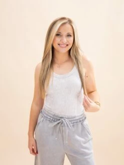 Zenana 2 Way Neckline Washed Ribbed Tank | S/M - L/XL -Discount Divas Shop 58b704360746cd0715b77fc41de329f5