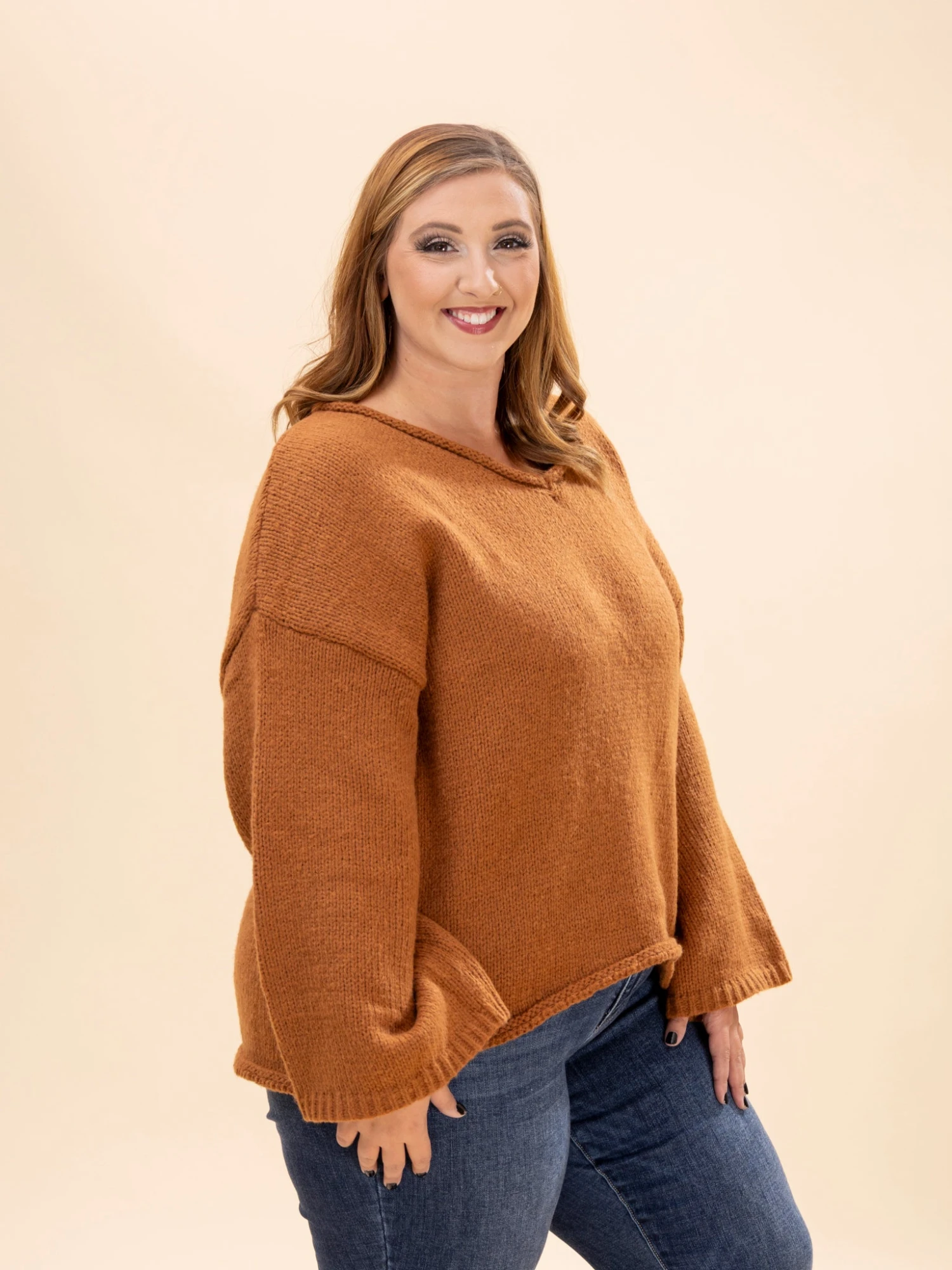 Chunky V Neck Pullover Sweater | S- 3XL 5 Chunky V Neck Pullover Sweater | S- 3XL - Image 5