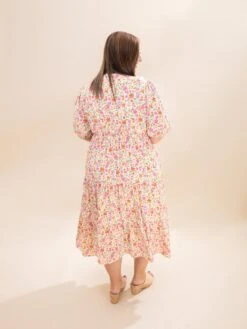 Floral Button Down V Neck Dress W/ Pockets | S-3XL -Discount Divas Shop 592952f55919d11326124bb20a799e8e