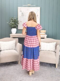 Color Block Plaid Tiered Midi Dress | S-3XL 5 Color Block Plaid Tiered Midi Dress | S-3XL -Discount Divas Shop 59acaa40bc3289702e3f6e7576928abd