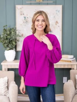 Golden Rib Balloon Sleeve Top By DD Design | S - 3XL -Discount Divas Shop 59c0d923403f3662776cac750cd3e5c8