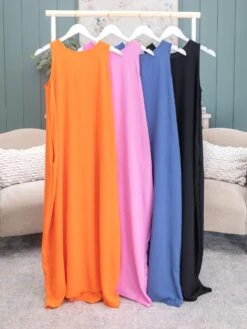 Airflow Sleeveless Maxi Dress | S - 3X