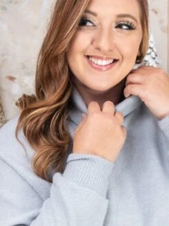 Charlotte Avery Cowl Neck Hacci Sweater | S - L -Discount Divas Shop 5a6cf0c1b6ce016174a39ad6efb5ed97