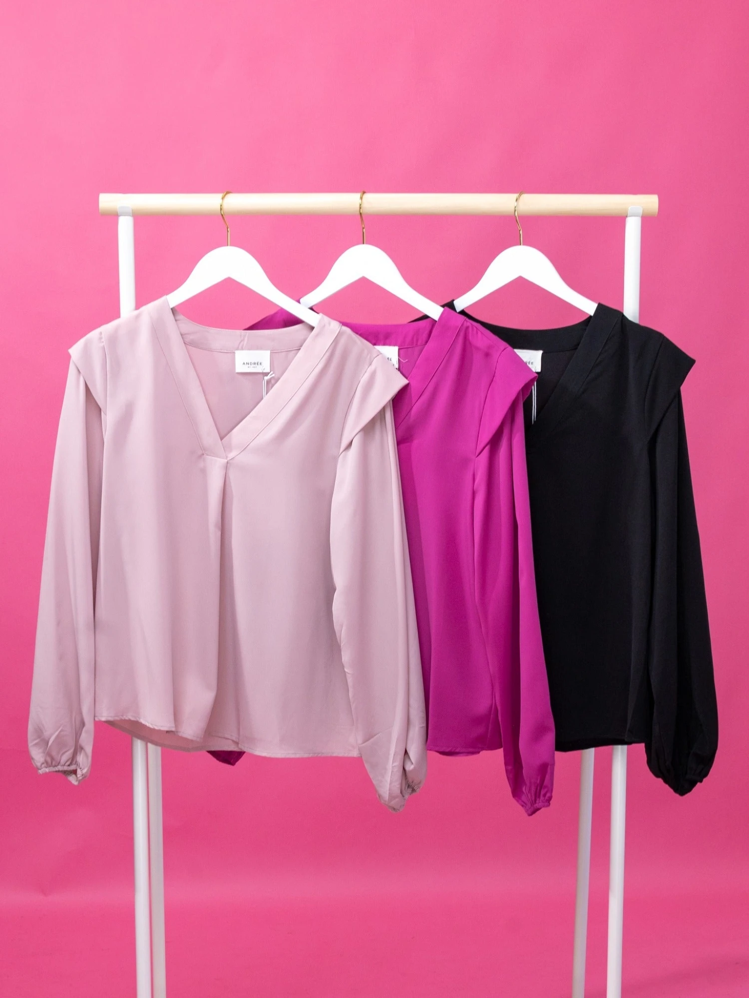 Long Sleeve Ruffle Shoulder V-Neck Top | S-3X 1 Long Sleeve Ruffle Shoulder V-Neck Top | S-3X