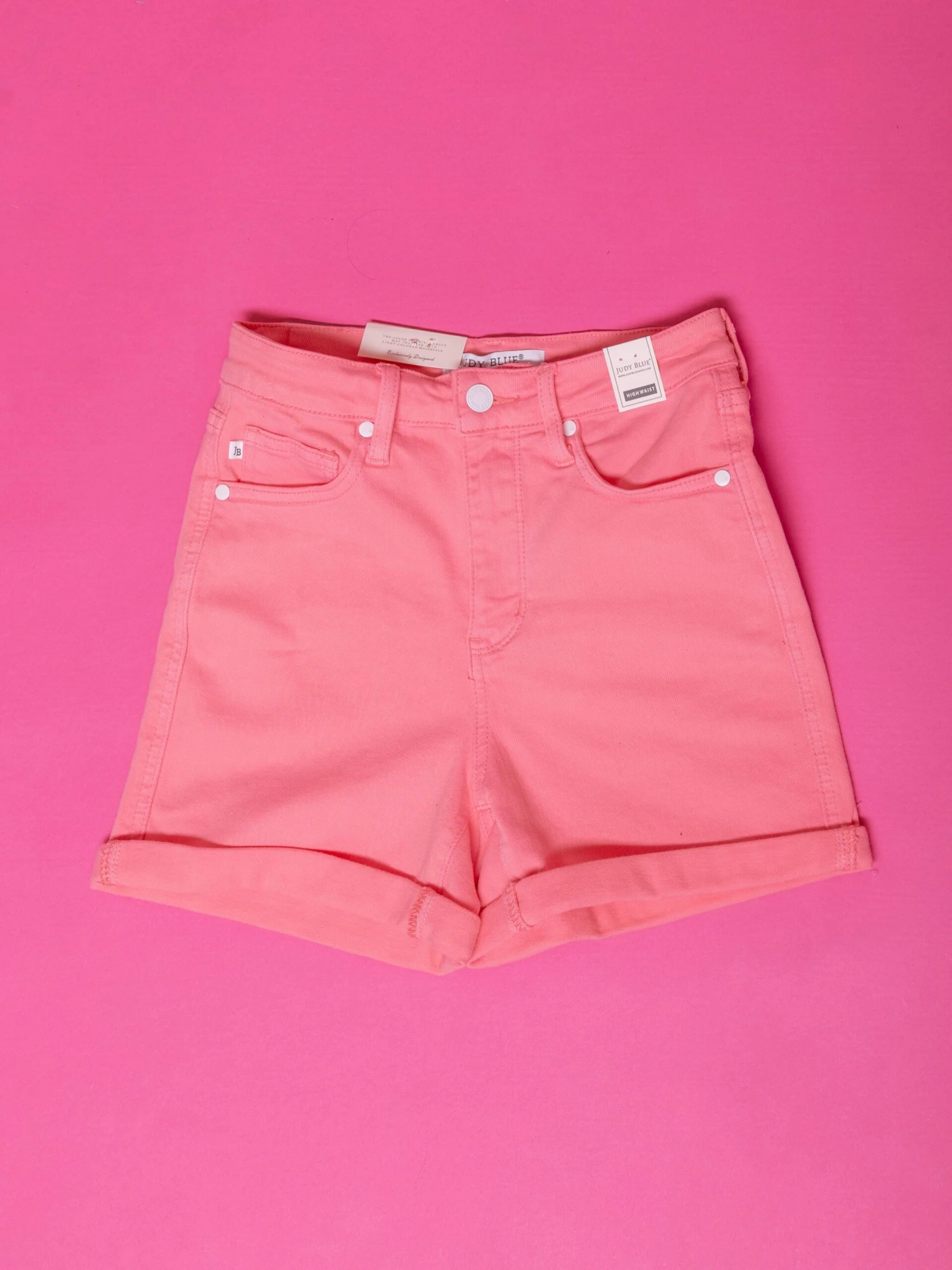 Judy Blue High Waist Tummy Control Garment Dyed Shorts | S-3X 7 Judy Blue High Waist Tummy Control Garment Dyed Shorts | S-3X - Image 7