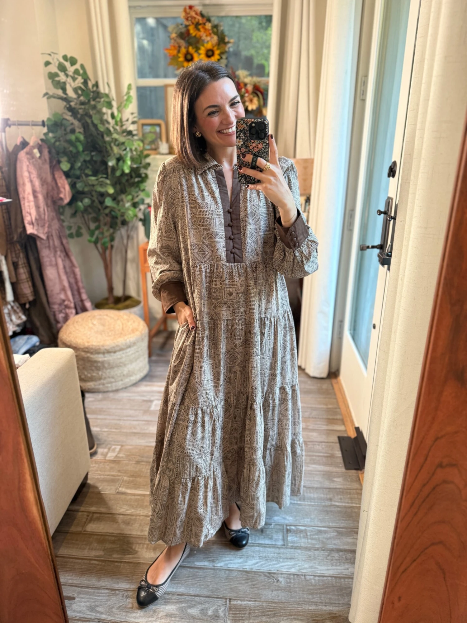 Printed Tiered Layer Maxi Dress | S - L 5 Printed Tiered Layer Maxi Dress | S - L - Image 5