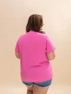 Andree Short Sleeve Top With Button Detail | S-3XL -Discount Divas Shop 5d0585c44c4208e439e380c18da1dfb7