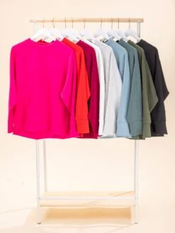 Zenana Scuba Round Neck Pullover W/ Sided Slits | S-3X Pair W/ Sku56511 22 Zenana Scuba Round Neck Pullover W/ Sided Slits | S-3X Pair W/ Sku56511 -Discount Divas Shop 5d31221dc46d2c3aeb967c3e84c28219