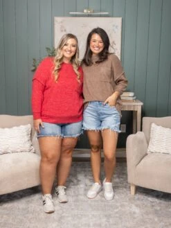 Zenana Luxe Hacci Oversized DropShoulder Top | S/M -X/L Christmas In July -Discount Divas Shop 5d9ea9484150cd36ca834af8b8364203