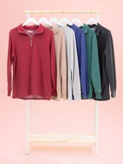 Lived In 1/4 Zip Garment Washed Pullover By DD Design | S-3XL -Discount Divas Shop 5da22926ac14b533c67958083ab5ce24