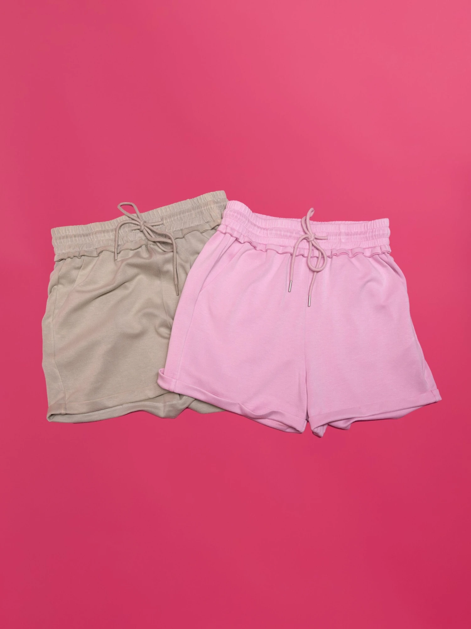 Washed Luxe Drawstring Shorts | S-3X Set W/ Sku50433 1 Washed Luxe Drawstring Shorts | S-3X Set W/ Sku50433