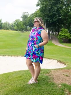 Laison Sleeveless Tiered Dress SPF 50 | XS-XL -Discount Divas Shop 5e57e4872faabcfd202fded24dff8021