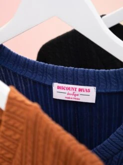 Golden Rib V Neck Long Sleeve Top By DD Design | S-3XL Pair W/ Sku64075 -Discount Divas Shop 5f6daadbd40528a0b1a8b4df17f15bee