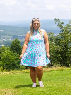 Laison Sleeveless Tiered Dress SPF 50 | XS-XL -Discount Divas Shop 5fc32cd53233e5da71fad2addc6bc686