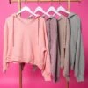 Risen Oversized V Neck Drawstring Hoodie | S - XL SET W/ Sku46832