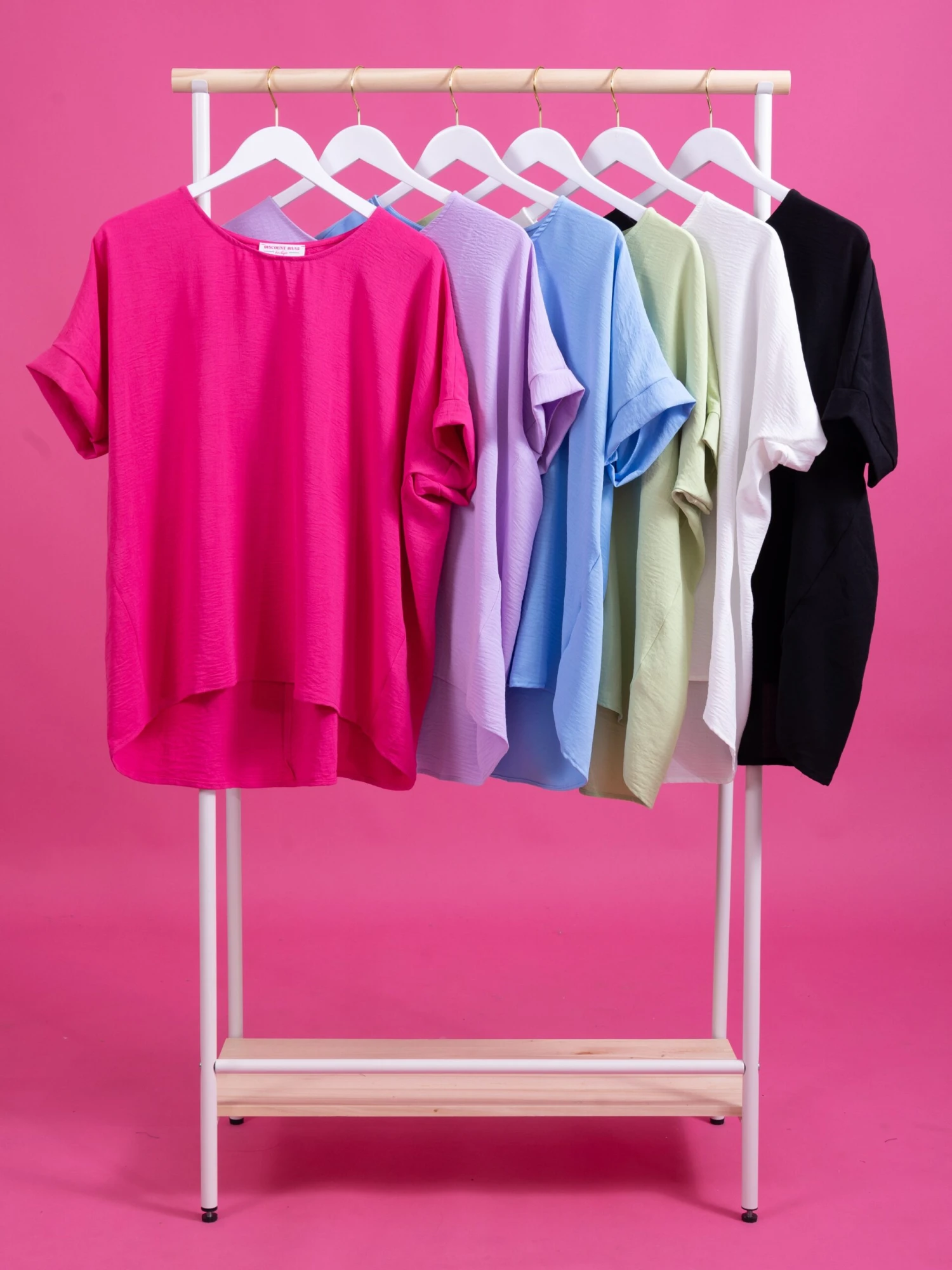 DD Design Airflow Round Neck Top W/ Cuffed Short Sleeves | S - 3XL 10 DD Design Airflow Round Neck Top W/ Cuffed Short Sleeves | S - 3XL - Image 10