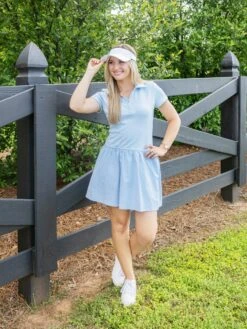 Short Sleeve Collared Drop Waist Dress | S-L -Discount Divas Shop 619d012c61fc37843363fe4b38061593