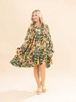 Collared Babydoll Dress W/ Ruffle Hem | S-3XL -Discount Divas Shop 63a3ae9fa6ccef580319a5d2fe1fa7fb