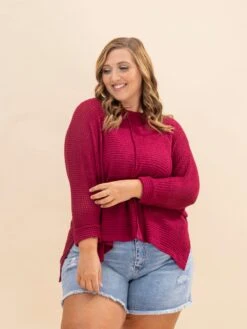 Zenana Bat Wing Sleeve Round Neck Waffle Knit Sweater | S/M-L/XL -Discount Divas Shop 653ae1f18397dffa68f799616aea091d