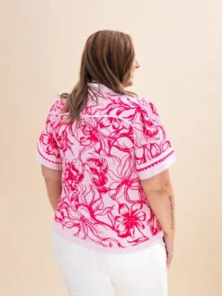 Short Sleeve V Neck Top W/ Stand Collar | S-L -Discount Divas Shop 6575566cb0c187d131e7a5acfef9720f