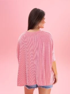 White Stripe Easy Fit 3/4 Sleeve Top By DD Design | Reg-Plus 29 White Stripe Easy Fit 3/4 Sleeve Top By DD Design | Reg-Plus -Discount Divas Shop 657bc3f076216b2f57509ab68ad0e7dd