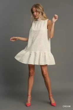 Textured Sleeveless Dress | S - L Umgee