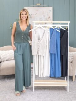 Zenana Button Down Sweater Vest | S - L Pair W/ Sku59289