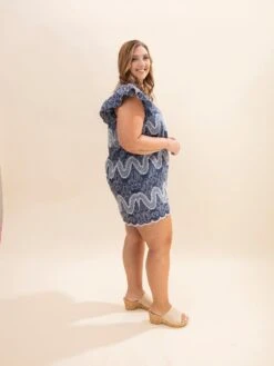 Scalloped Hem Embroidered Dress | S-L -Discount Divas Shop 661ec29e7fb5a0c8beb96064ee35eef6