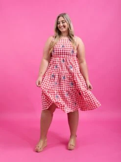 Checkered Star Midi Dress | S - 2XL 6 Checkered Star Midi Dress | S - 2XL -Discount Divas Shop 66488287dc042f5480e16fd5c14dbcdb