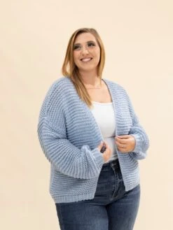 Waffle Knit Drop Shoulder Open Cardigan | XS/S-M/L -Discount Divas Shop 669242d6e252bb75552100ca6aade0f6