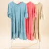 Mineral Washed Cotton Dress | S-L